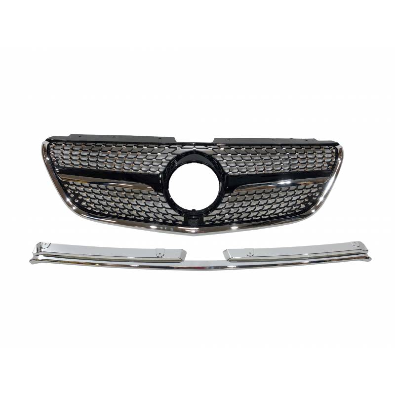 Calandre Mercedes Vito 2016-2020 Look Diamond - MS accessoires Auto
