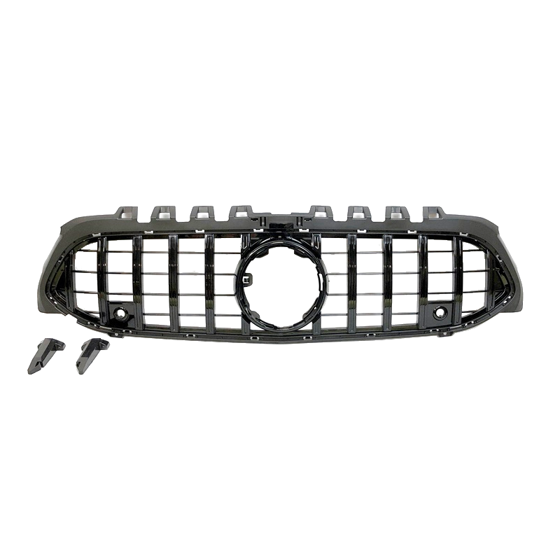 Griglia anteriore per Mercedes W177 / V177 Look GTR Telecamera 360 Nero lucido