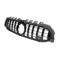 Calandre Avant pour Mercedes W177 / V177 Look GTR Caméra 360 Noire brillante