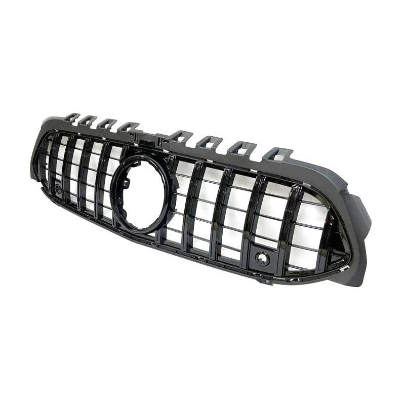 Griglia anteriore per Mercedes W177 / V177 Look GTR Telecamera 360 Nero lucido