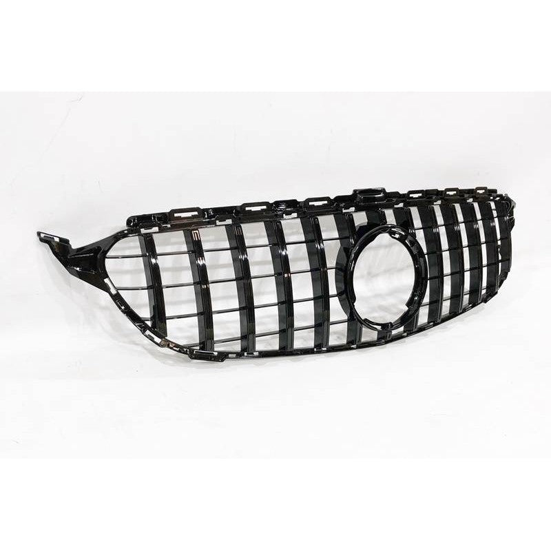 Front Grille for Mercedes W205 2019 GT Look Full Black