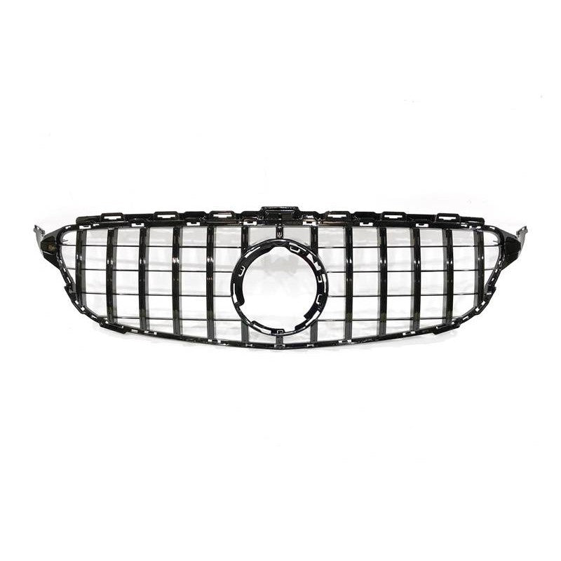 Front Grille for Mercedes W205 2019 GT Look Full Black