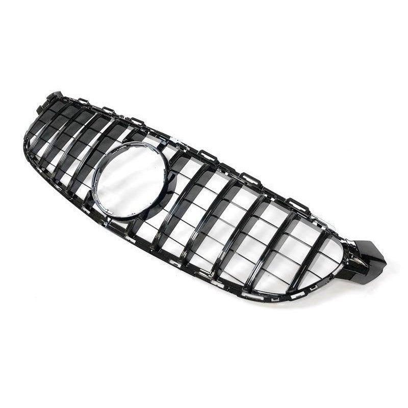 Griglia anteriore per Mercedes W205 C63 Look GT Nero lucido