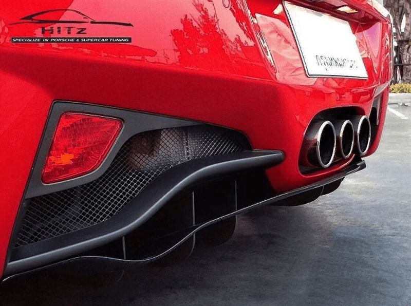Diffuseur arrière pour Ferrari F458 Coupé Italia 2010 - 2014 en fibre de Carbone - MS accessoires Auto