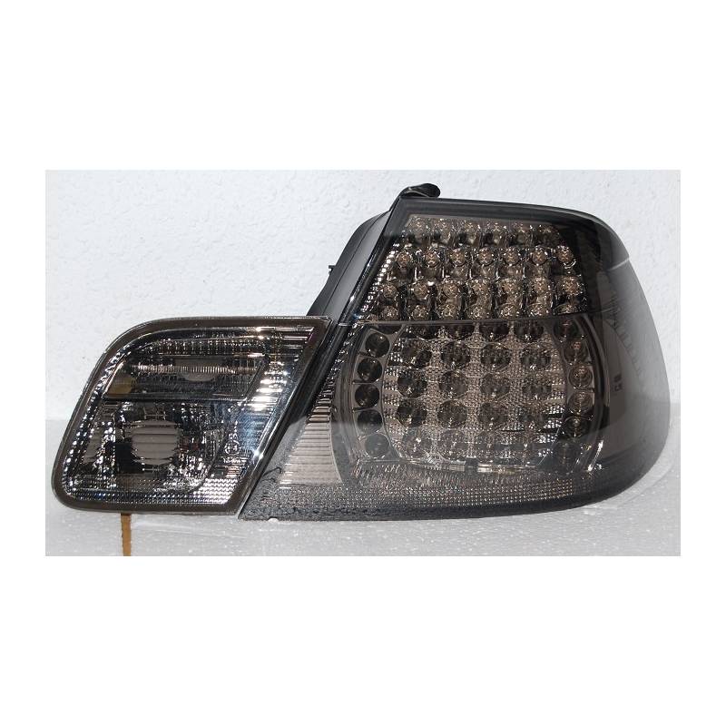 Feux Arrières BMW E46 98-05 CC Led Chromé/Fumé - MS accessoires Auto