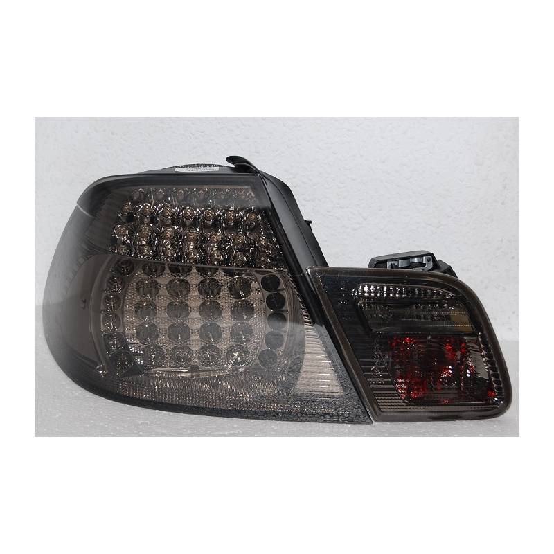 Feux Arrières BMW E46 98-05 CC Led Chromé/Fumé - MS accessoires Auto
