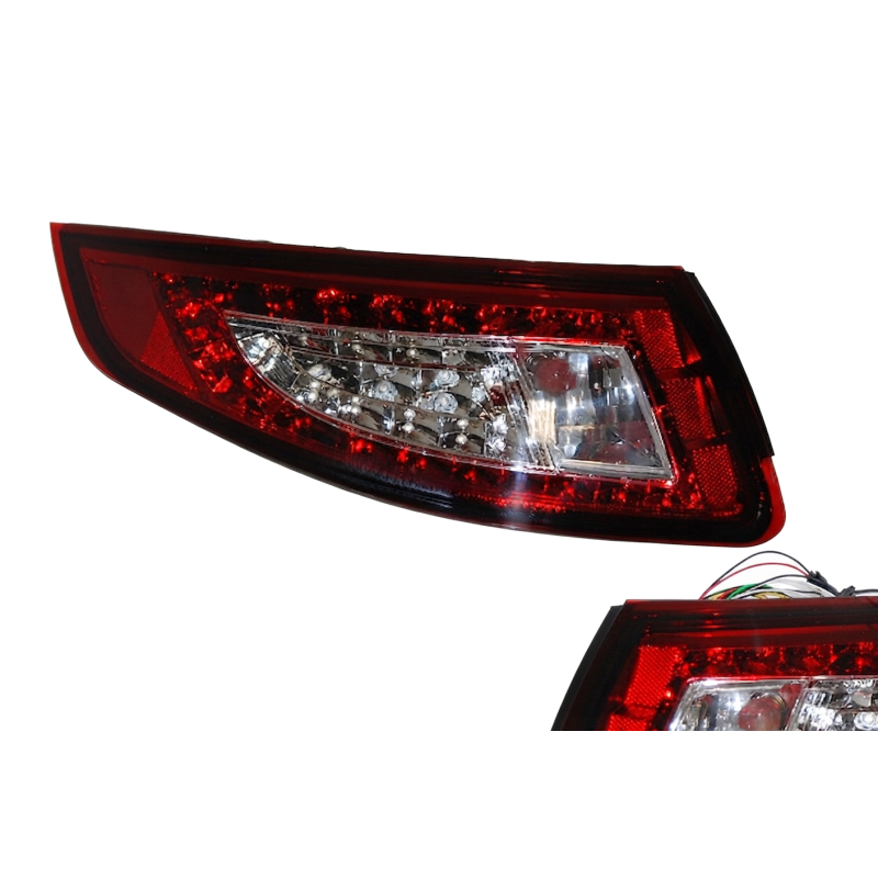 Feux Arrière pour Porche 911 / 997 '05'09, Led Rouge Fumés