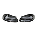 Fari posteriori per Porsche Boxster 986 97-04 LED nero con indicatori di direzione sequenziali Look 718