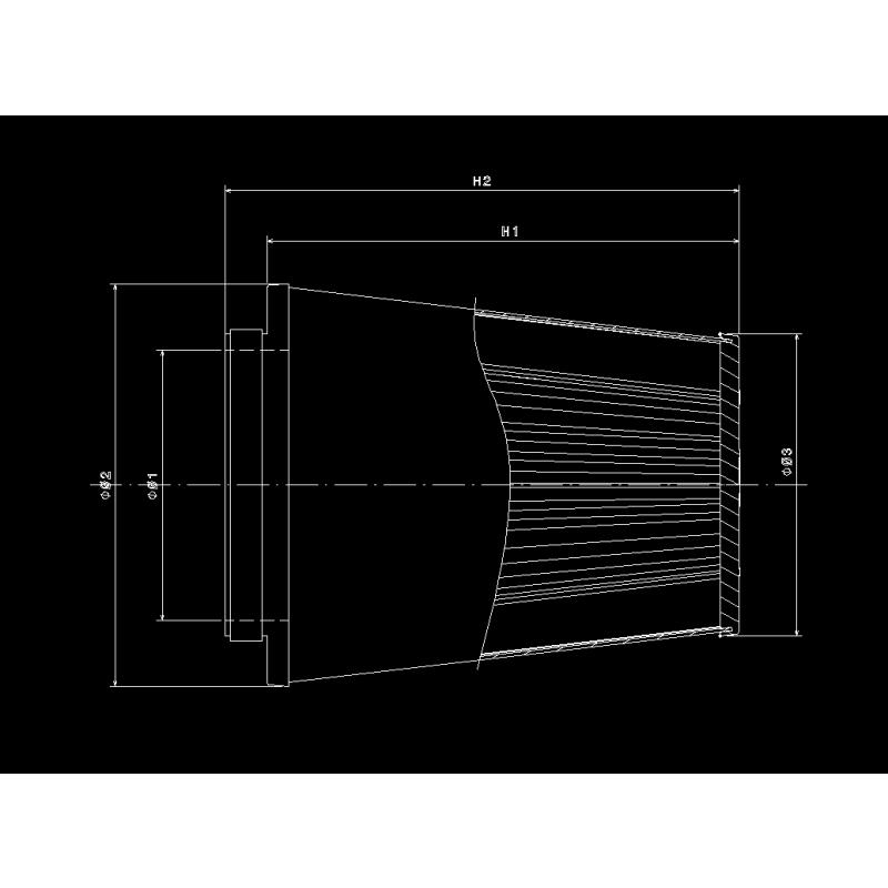 Filtre à air conique universel BMC Twin air pour admission directe - 90 mm diamètre intérieur du col - MS accessoires Auto