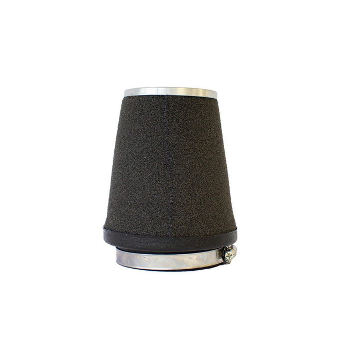 Filtre à air conique universel Pipercross, dessus en alliage, hauteur 150 mm, diamètre extérieur 107 mm, diamètre intérieur du col 75 mm - MS accessoires Auto