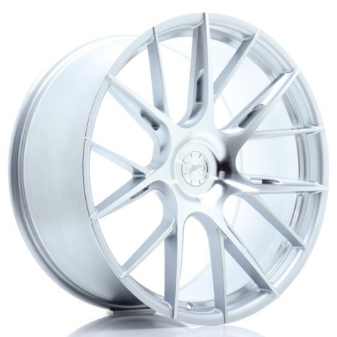 Jante Japan racing Wheels JR42 22x11,5 ( 5 trous - sur mesure ) ET20-52 5H BLANK Silver Machined Face - MS accessoires Auto