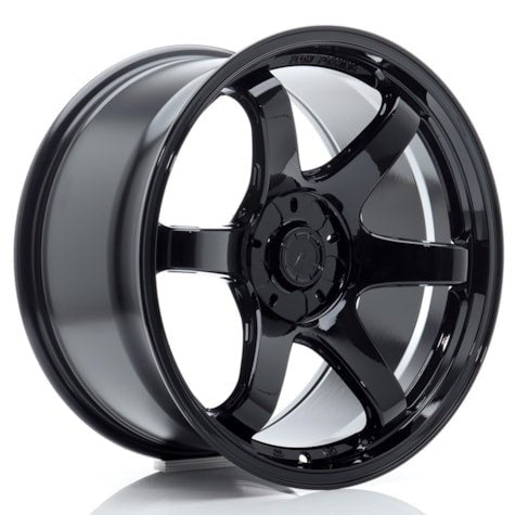 Jante Japan racing Wheels SL03 18x9,5 ( 5 trous - sur mesure ) ET20-38 5H BLANK Noire brillante - MS accessoires Auto