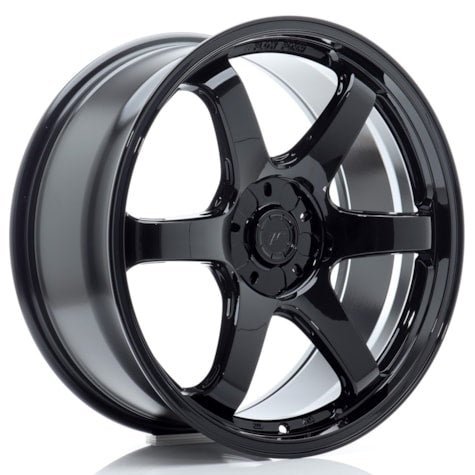 Jante Japan racing Wheels SL03 19x9 ( 5 trous - sur mesure ) ET20-45 5H BLANK Noire brillante - MS accessoires Auto