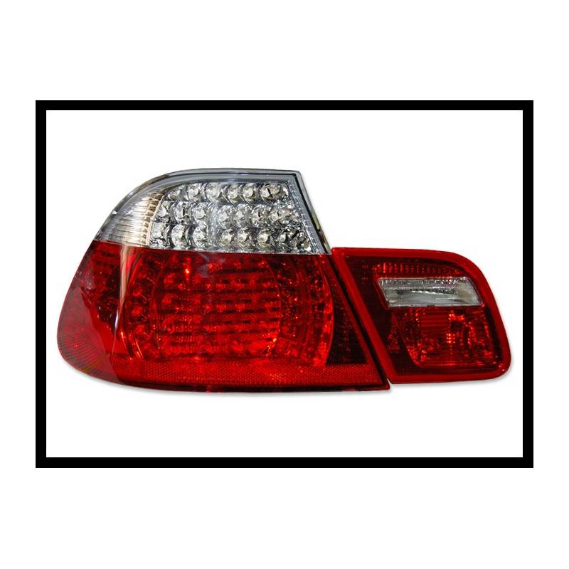 Jeu de feux Arrières BMW E46 2P 2003-2005 Led Rouge - MS accessoires Auto