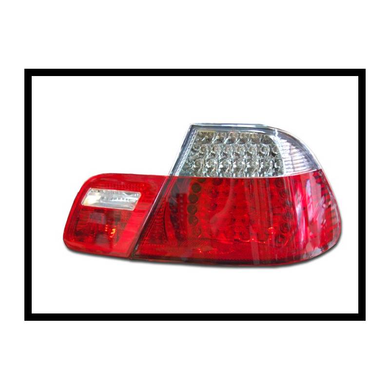 Jeu de feux Arrières BMW E46 2P Rouge '99-02 - MS accessoires Auto