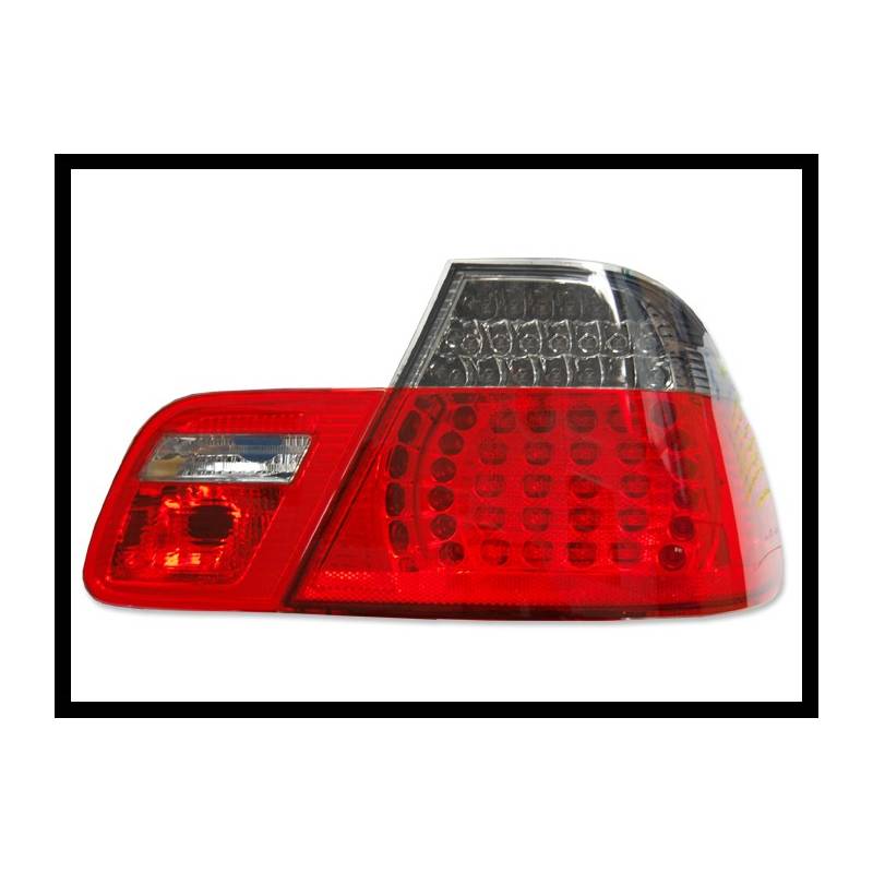 Jeu de Feux Arrières BMW E46 Sedan '98-01 Rouge Fumé - MS accessoires Auto