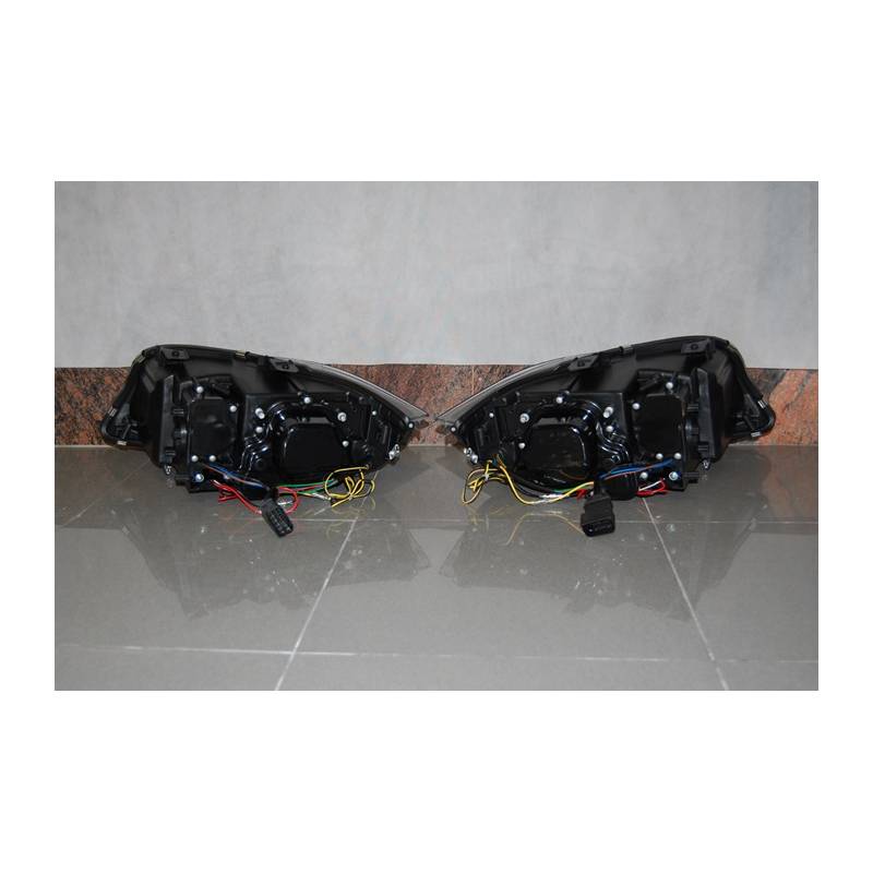 Jeu de Phare Avant Lumière De Jour BMW E90 '09-11 Xenon DRL Noir - MS accessoires Auto