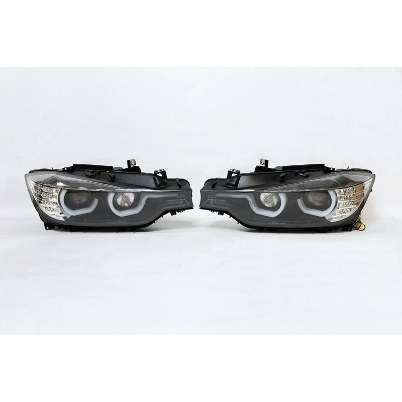 Jeu de Phare Avant Lumière De Jour BMW F30 / F31 12-15 Xenon DRL Noir - MS accessoires Auto