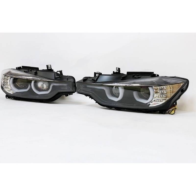 Jeu de Phare Avant Lumière De Jour BMW F30 / F31 12-15 Xenon DRL Noir - MS accessoires Auto