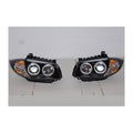 Jeu de Phare Avant Yeux D'Ange BMW E87/E81/E88/E82 04-11 Noir - MS accessoires Auto