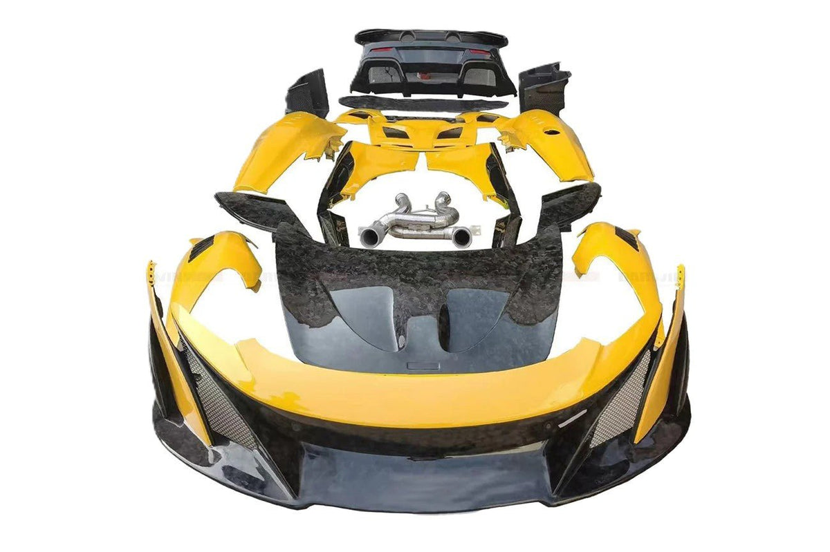 Kit carrosserie pour McLaren 650S / MP4 12C 2011-2017 en fibre de carbone autoclave Style 675LT - MS accessoires Auto