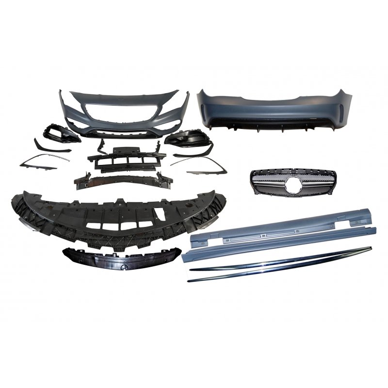Kit De Carrosserie Mercedes W117 13-16 4P / SW LCI Look AMG A45 - MS accessoires Auto
