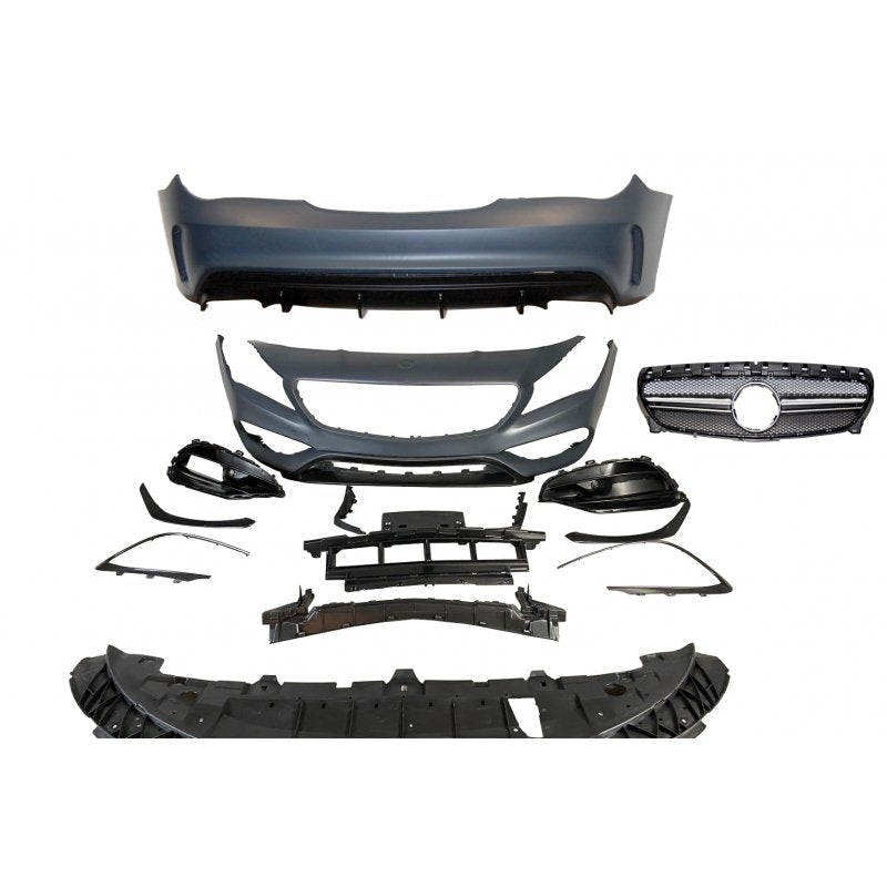 Kit De Carrosserie Mercedes W117 13-16 4P / SW LCI Look AMG A45 - MS accessoires Auto