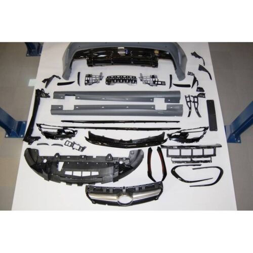 Kit De Carrosserie Mercedes W117 2013-2018 4P / SW LCI Look AMG A45 II Calandre - MS accessoires Auto