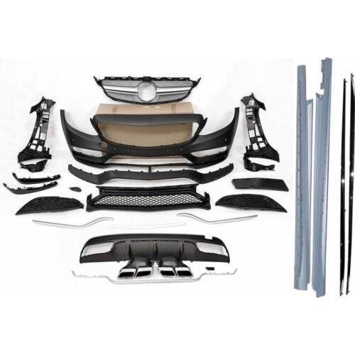 Kit De Carrosserie Mercedes W205 2014-2018 4P / SW Look C63 - MS accessoires Auto