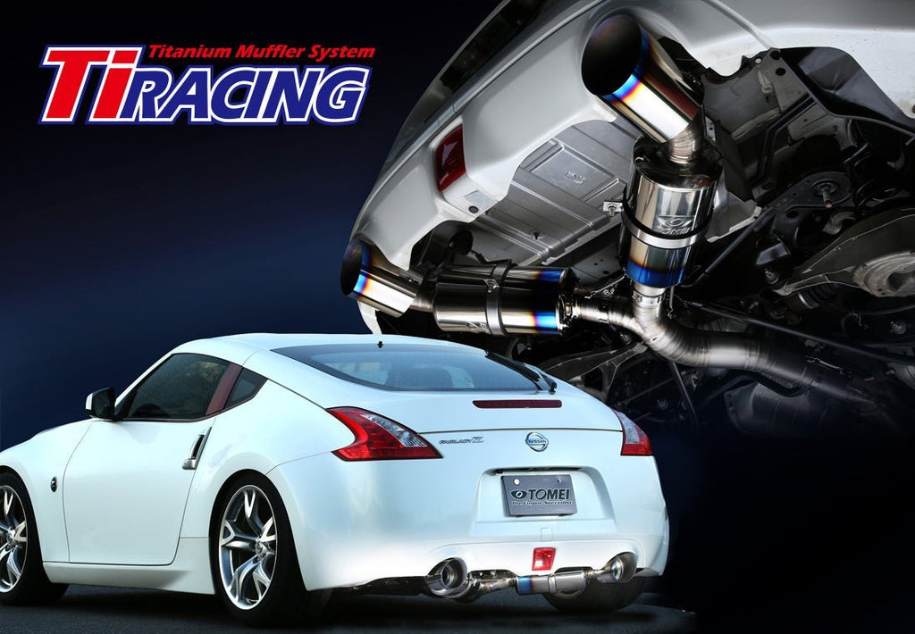 Ligne double d'échappement en titane Ti RACING TOMEI pour Nissan 370Z Z34 - MS accessoires Auto