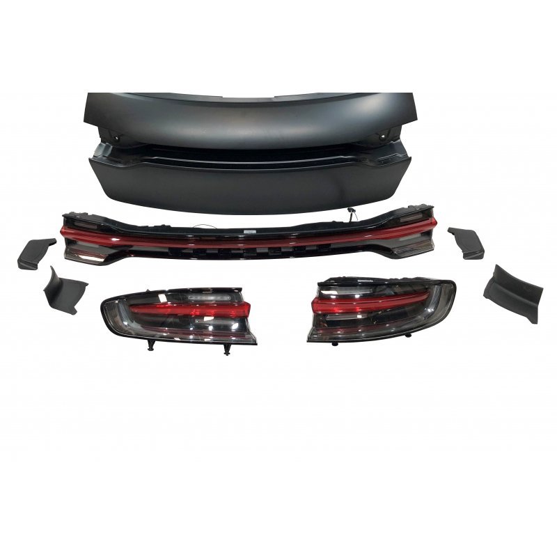 Malle de Coffre Arrière Porsche Macan 2014-2019 Look 2020 Aluminium - MS accessoires Auto
