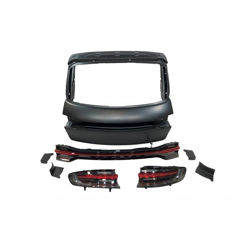 Malle de Coffre Arrière Porsche Macan 2014-2019 Look 2020 Aluminium - MS accessoires Auto