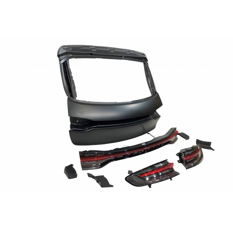Malle de Coffre Arrière Porsche Macan 2014-2019 Look 2020 Aluminium - MS accessoires Auto