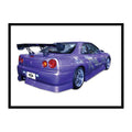 Pare Chocs Arrière Nissan Skyline R34 GTS 3P - MS accessoires Auto
