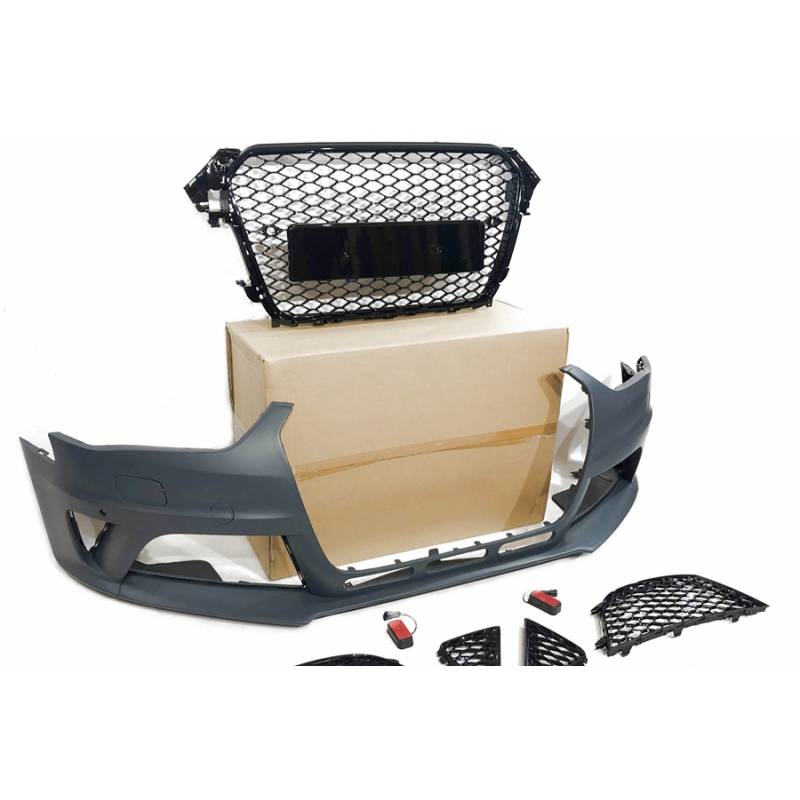 Pare Chocs Avant Audi A4 Sedan/Avant B8 13-15 Look RS4 - MS accessoires Auto