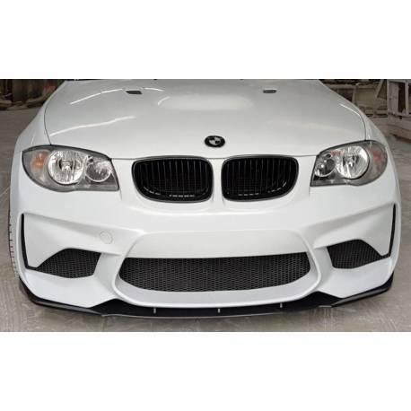 Pare Chocs Avant avec lame BMW Serie 1 E87/ E81/E82/E83 Look M2 Deflecteur - MS accessoires Auto