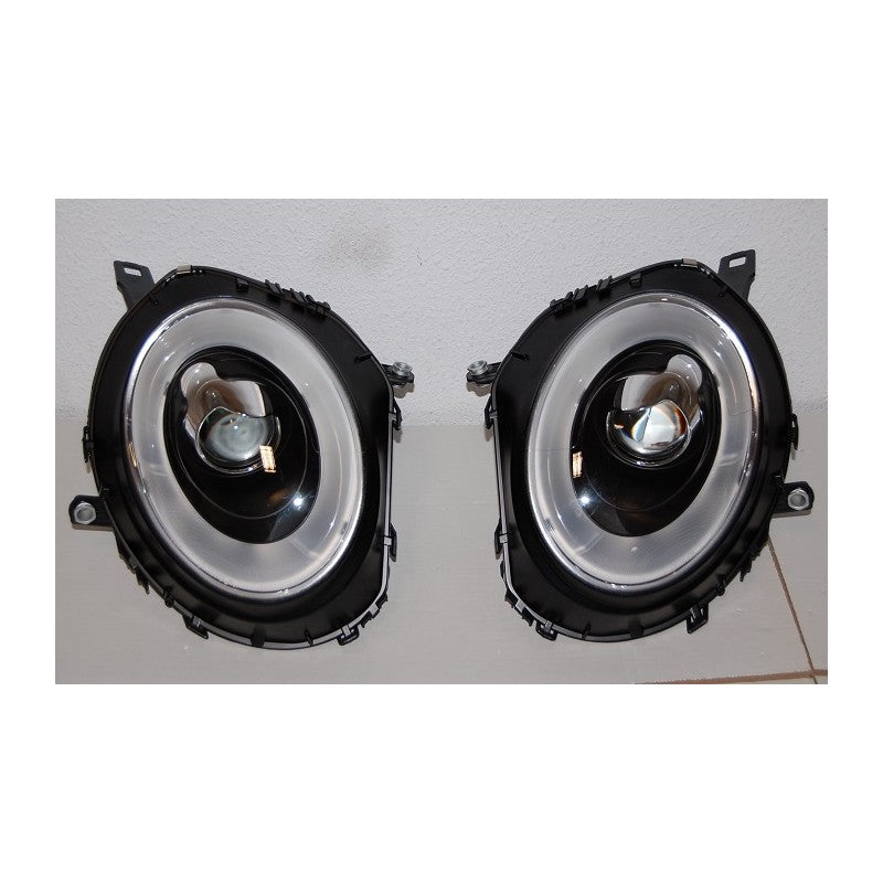 2 Frontscheinwerfer für Mini Cooper R55 / R56 / R57 06-10 L/D Black Lti