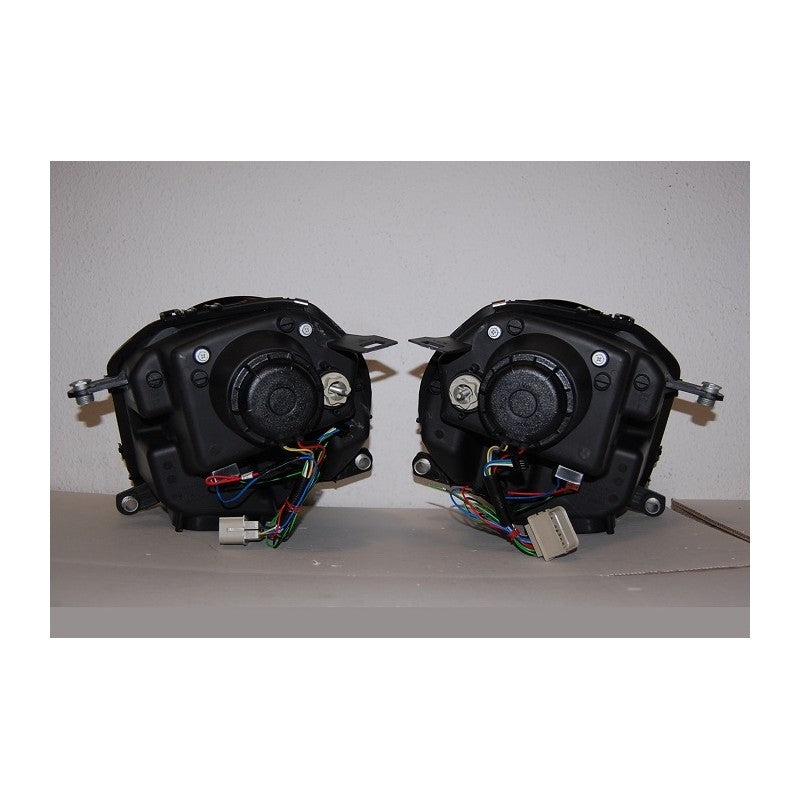 2 Frontscheinwerfer für Mini Cooper R55 / R56 / R57 06-10 L/D Black Lti