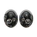 2 Angel eye front headlights for Mini Cooper R50 / R52 / R53 '01/'05 black base