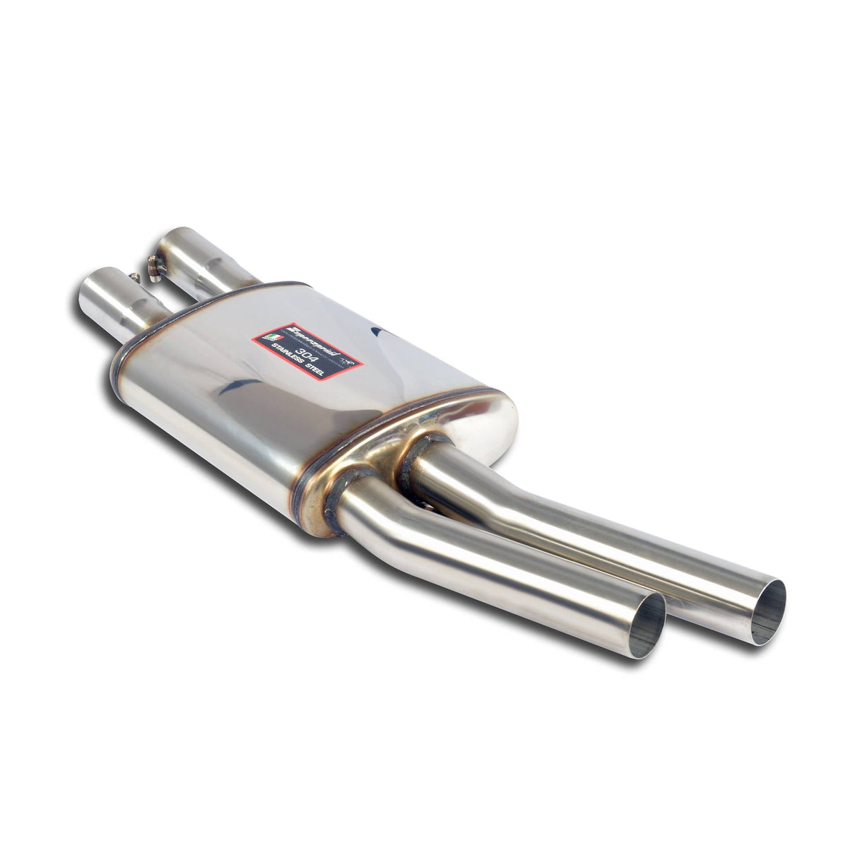 Silencieux central Supersprint pour BMW E46/5 325ti Compact (Pour conversion moteur S54) - MS accessoires Auto