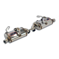 Silencieux d'échappement arrière Droit et Gauche "Racing" Supersprint pour PORSCHE 986 BOXSTER 2.7i '00 - '04 - MS accessoires Auto