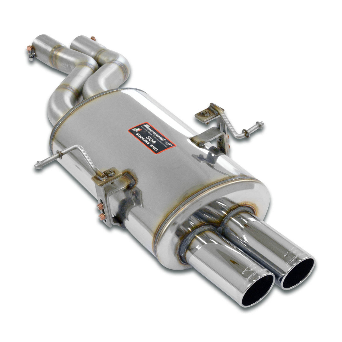 Silencieux d'échappement arrière Supersprint pour BMW E46 - Tous les modèles (Pour conversion moteur N55) - MS accessoires Auto