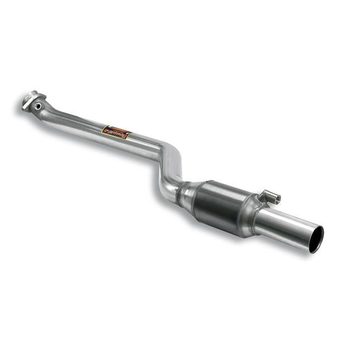 Tube Down pipe Droit avec Catalyseur métallique Supersprint pour BMW E46 - Tous les modèles (Pour conversion moteur V8 S65) - MS accessoires Auto