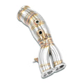 Tuyau Downpipe (suppression de catalyseur) Supersprint Pour moteur N55 pour BMW E46 Compact - Tous les modèles (Pour conversion moteur N55) - MS accessoires Auto